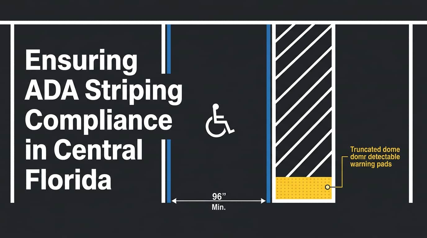 ADA Parking Lot Striping Compliance: Central Florida Guide