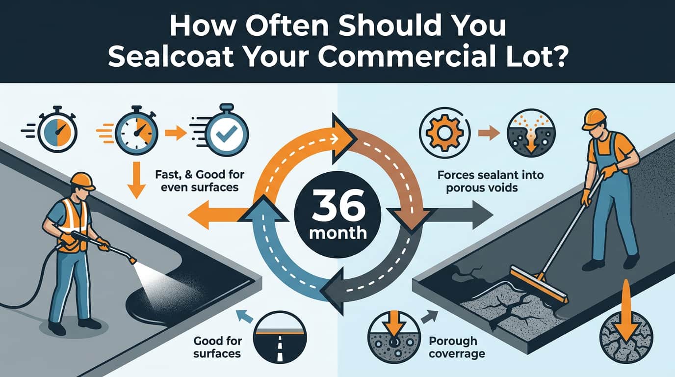 How Often to Sealcoat Your Commercial Lot in Lake County, FL