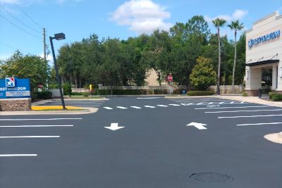 Sealcoating & striping for First Horizon
