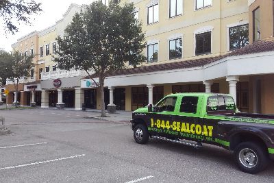 Parking lot striping & sealcoating for Metro West