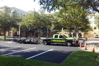 Parking lot striping & sealcoating for Metro West