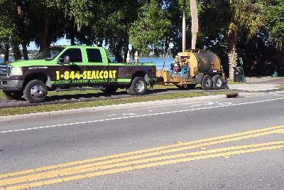 Parking lot striping & sealcoating for Metro West
