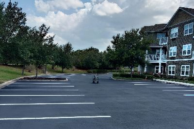 Retirement Center parking lot