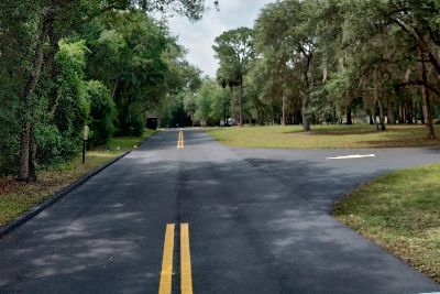 Asphalt pavement painting