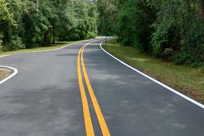 Asphalt pavement painting