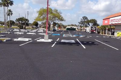 Seminole Powersports' parking lot