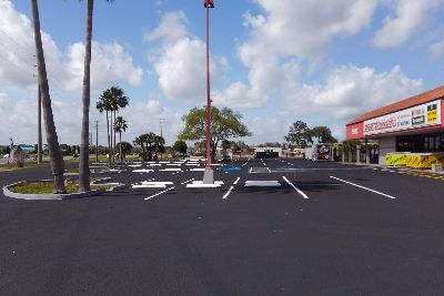 Seminole Powersports' parking lot