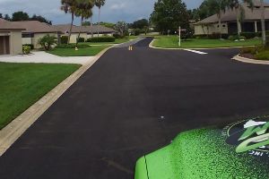 Liquid road sealcoating