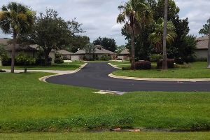 Liquid road sealcoating