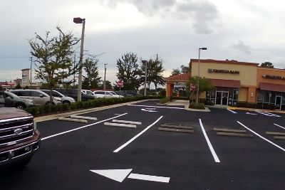 Trustco Bank's parking lot
